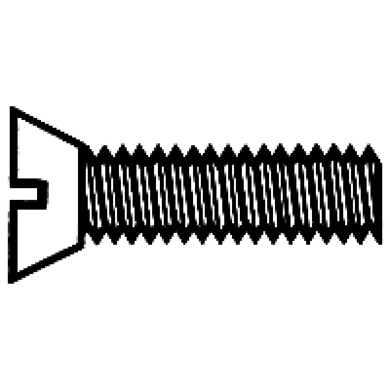 0-80 Brass Flat Head Machine Screws -- 3/16 x .060" .48 x .15cm pkg(16)