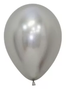05" Reflex Silver 981- Round Balloons (50pcs)