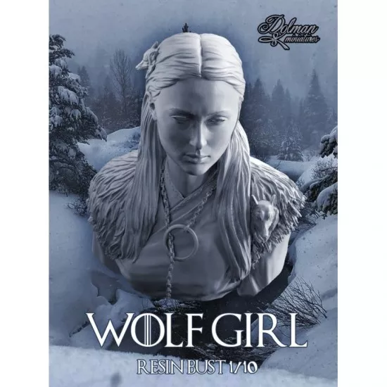1/10 Wolf Girl Bust Dolman miniatures B-24