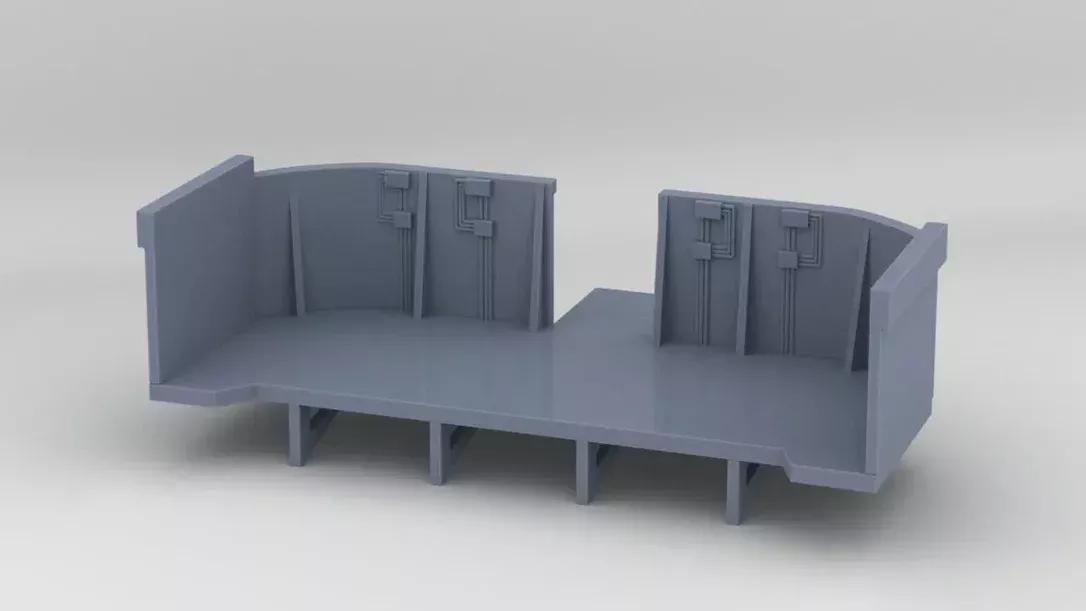1/100 DKM Graf Spee Tower Platform