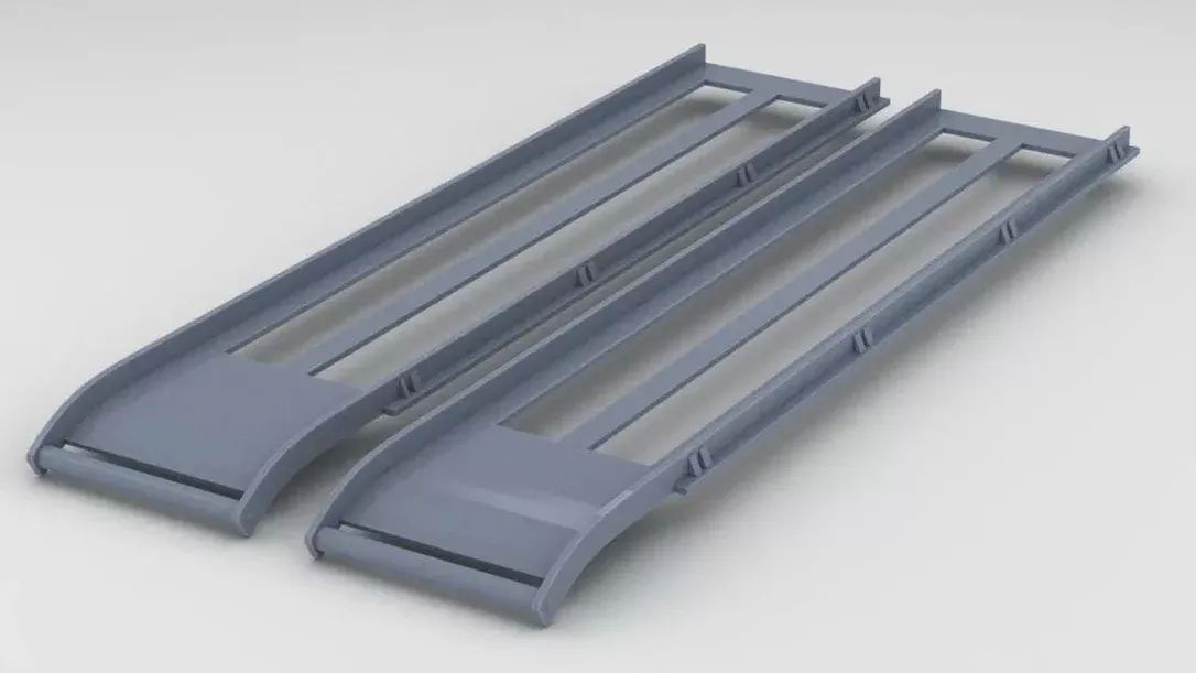 1/100 DKM Schnellboot S100 Mine Rails Set (2pcs)