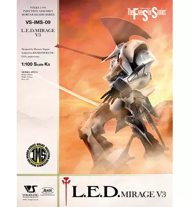 1/100 IMS L.E.D.MIRAGE V3 SINGLE VER.PLASTIC INJECTION KIT
