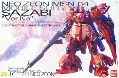 1/100 MG MSN-04 SAZABI Ver.Ka