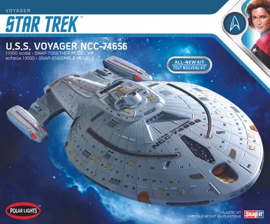 1/1000 Star Trek U.S.S. Voyager (Snap) - POL980M