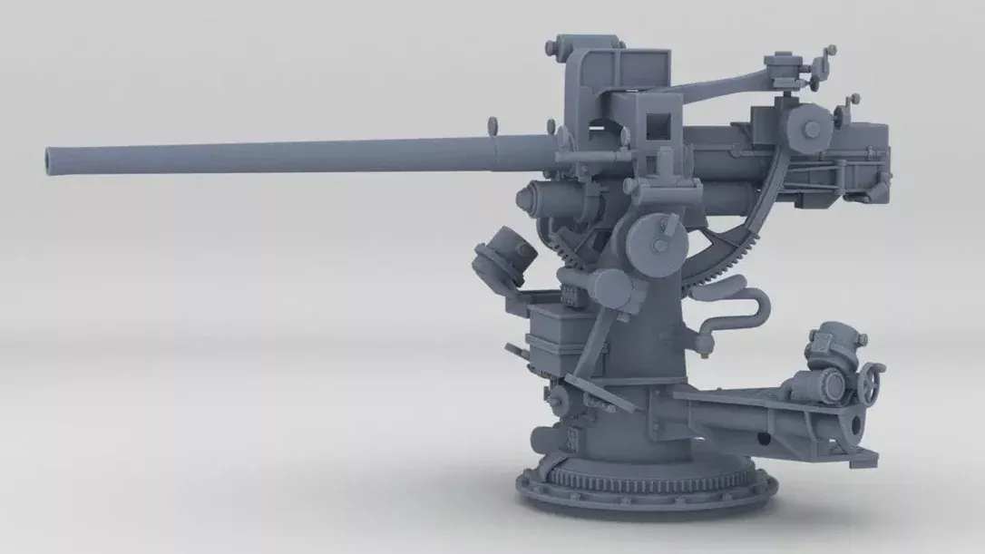 1/125 USN 3-inch 50 Cal. Deck Mount Mk22