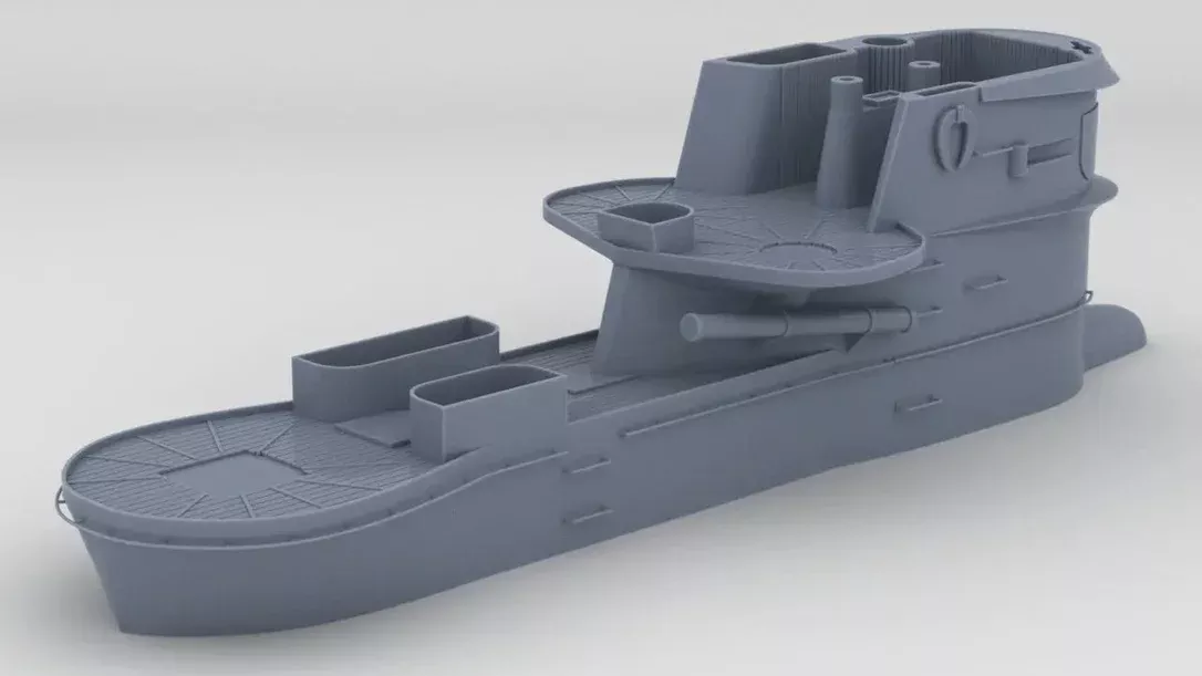 1/144 DKM U-Boot IXC U-505 Conning Tower