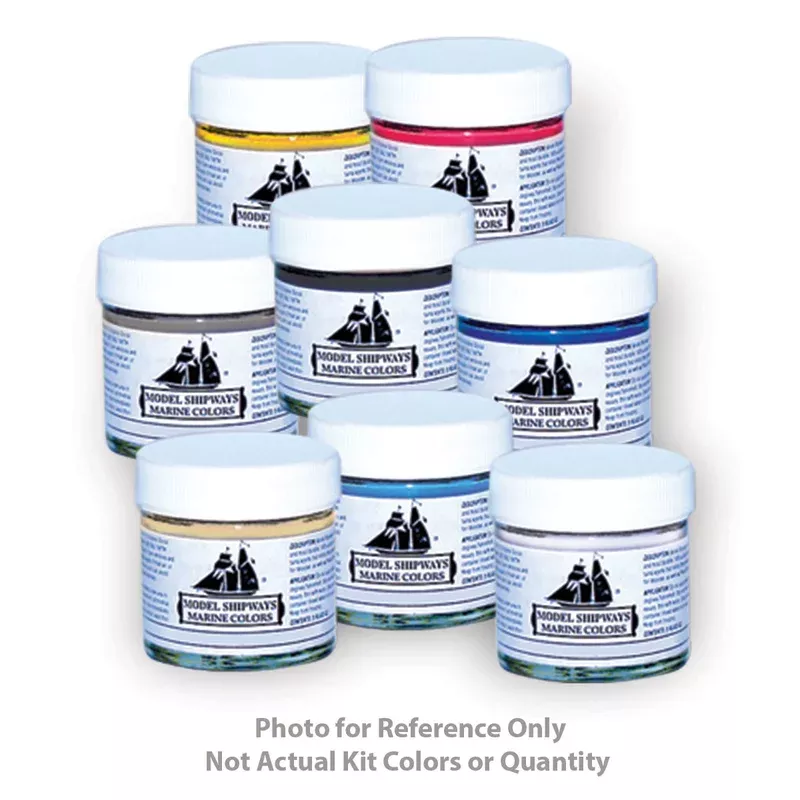 1:75 WASA - Wooden hull Paint Set (8 Botles of 1 Oz. each)