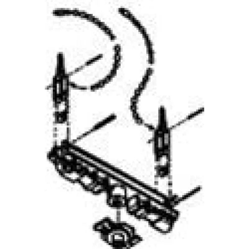 #102-bab Log Bunk Skeleton Kit -- Unpainted
