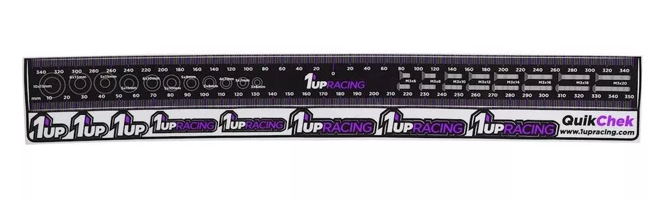 1UP Racing 160402 QuikChek Decal with Purple Accent
