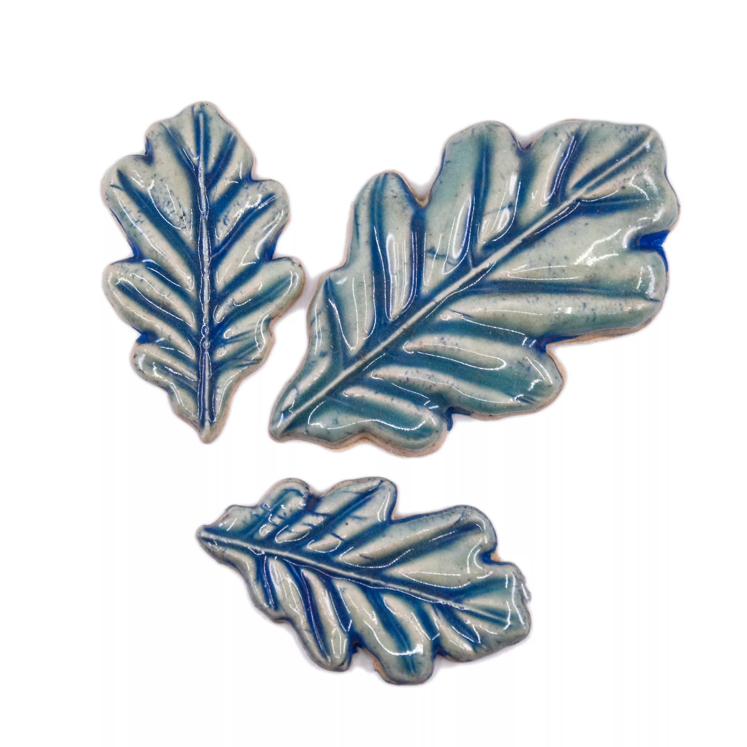 3 Leaves - Handmade Ceramic tiles