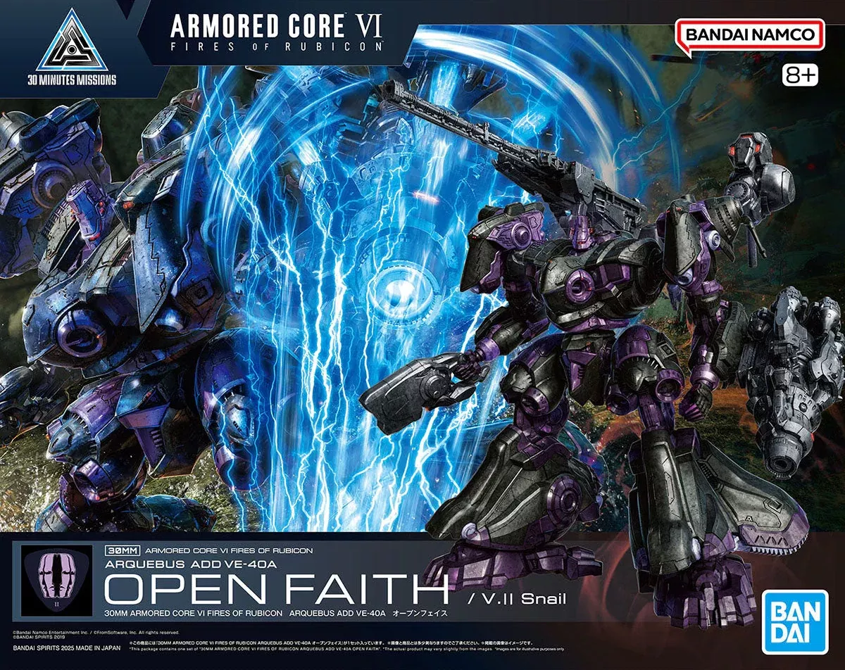 30MM Armored Core VI: Arquebus Add VE-40A Open Faith