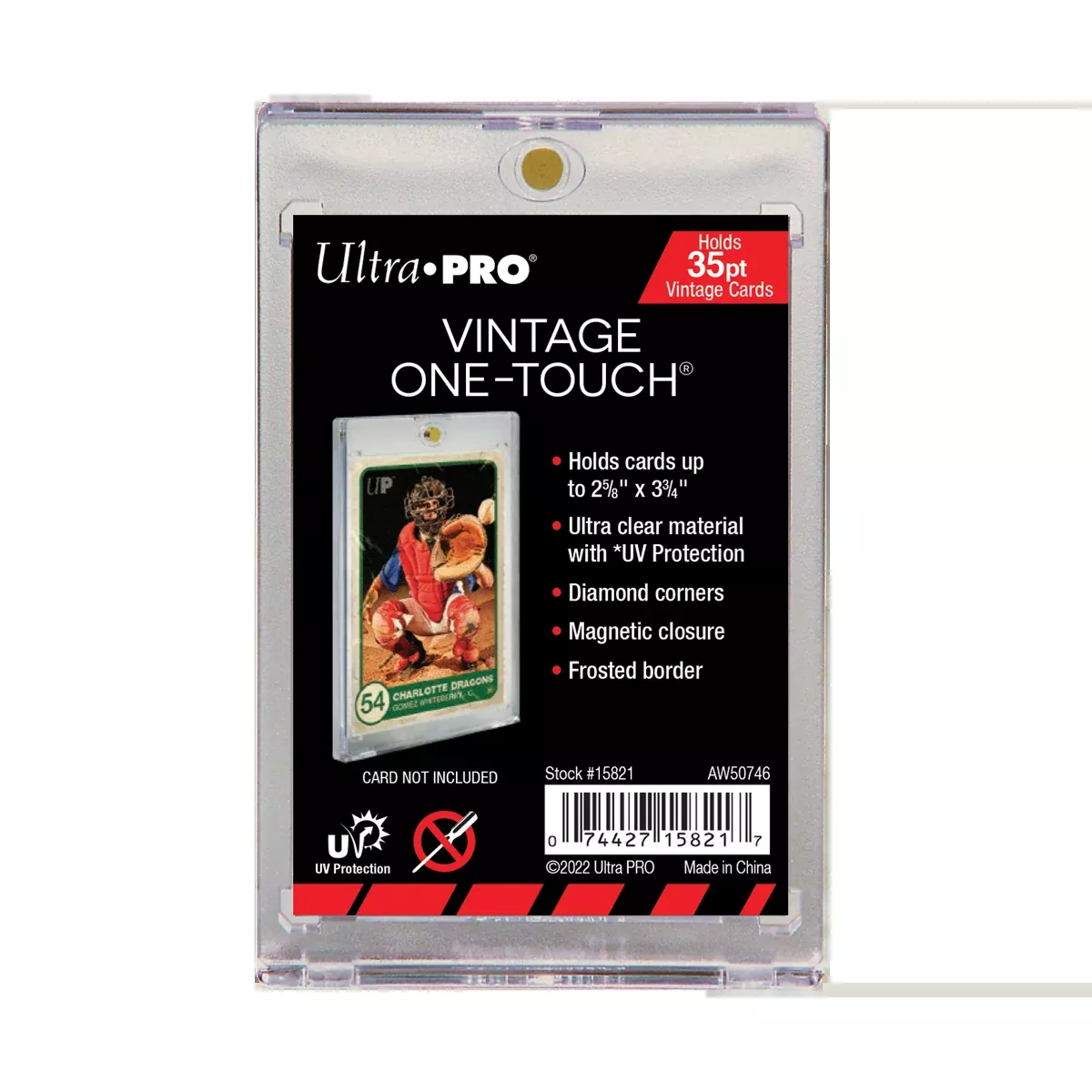 35PT Vintage Card UV ONE-TOUCH Magnetic Holder