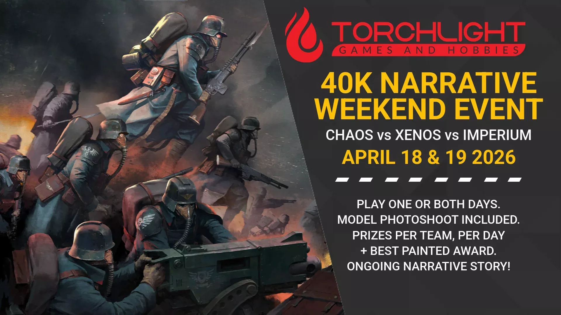 40K Narrative Weekend Event [Apr 18-19 2026]