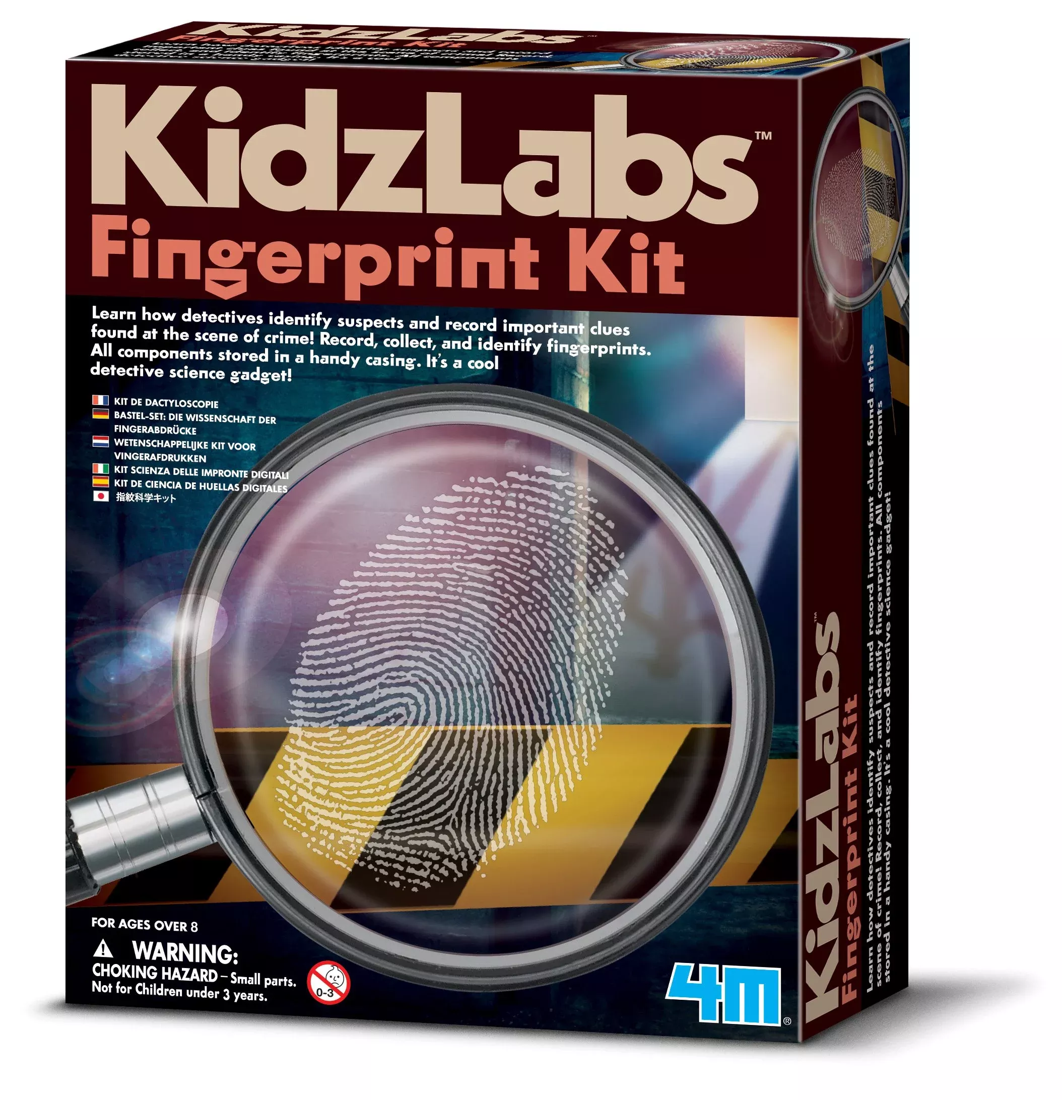4M Fingerprint Kit for Kids - Forensics Science Learning Set