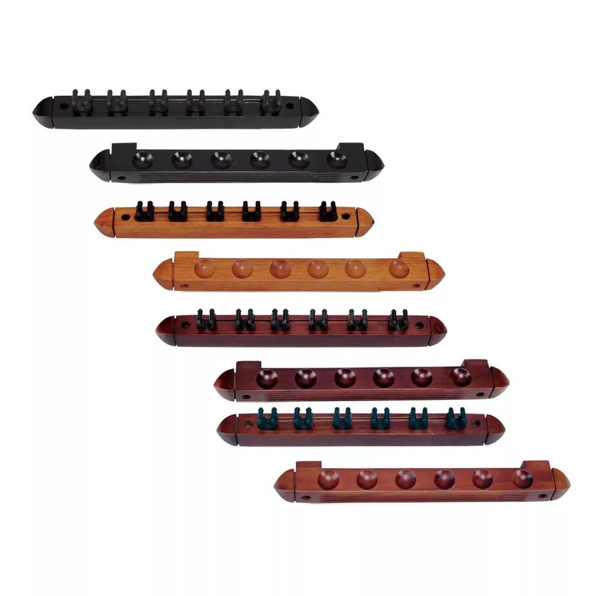 6 Cue Standard Clip Wall Rack For Sale – Game Room Gorilla
