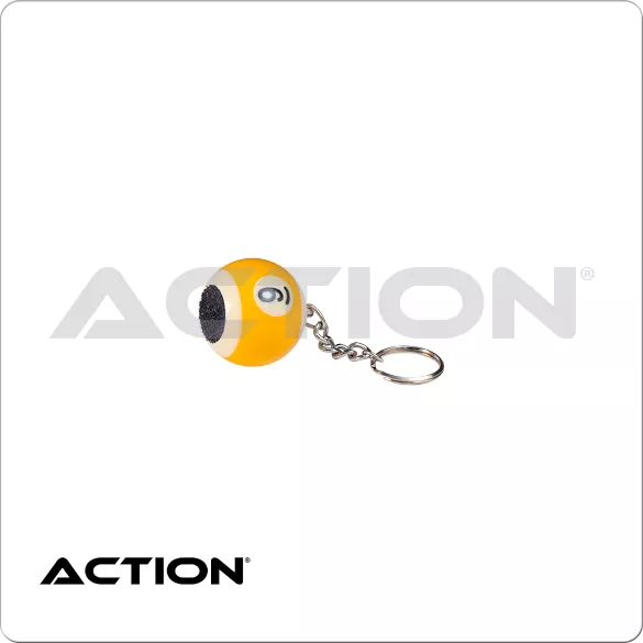 9 Ball Key Chain With Scuffer For Sale – Game Room Gorilla