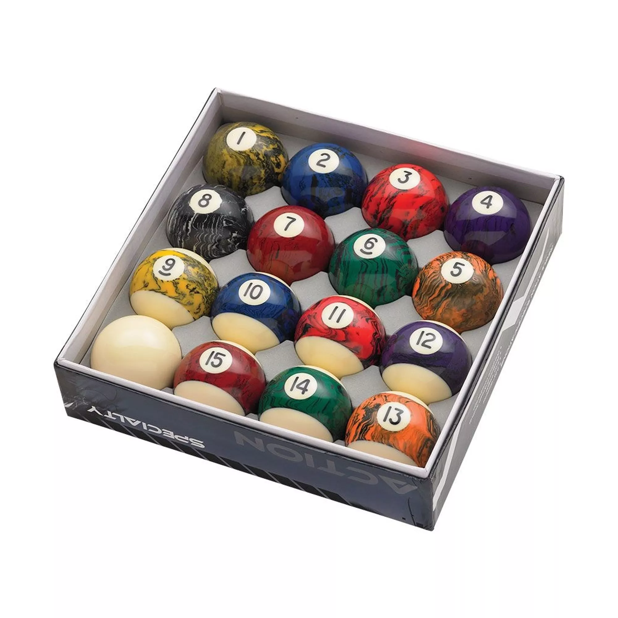 Action Black Marble Ball Set For Sale – Game Room Gorilla