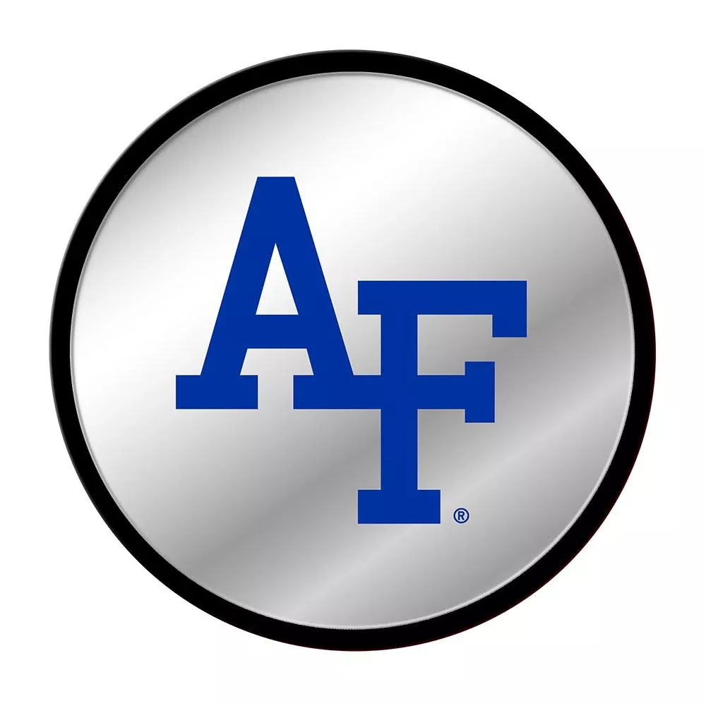 Air Force Falcons: Modern Disc Mirrored Wall Sign