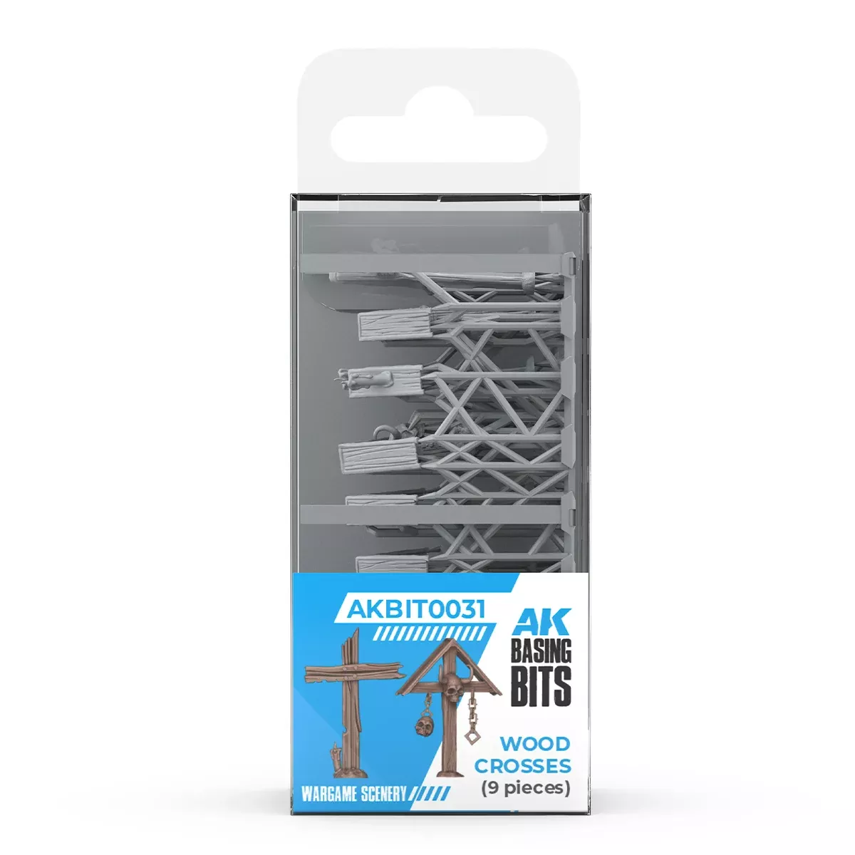 AK Interactive: Wood Crosses - Basing Bits