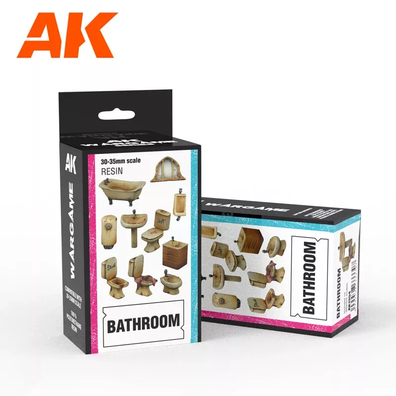 AK1354: Bathroom Scenery Bits