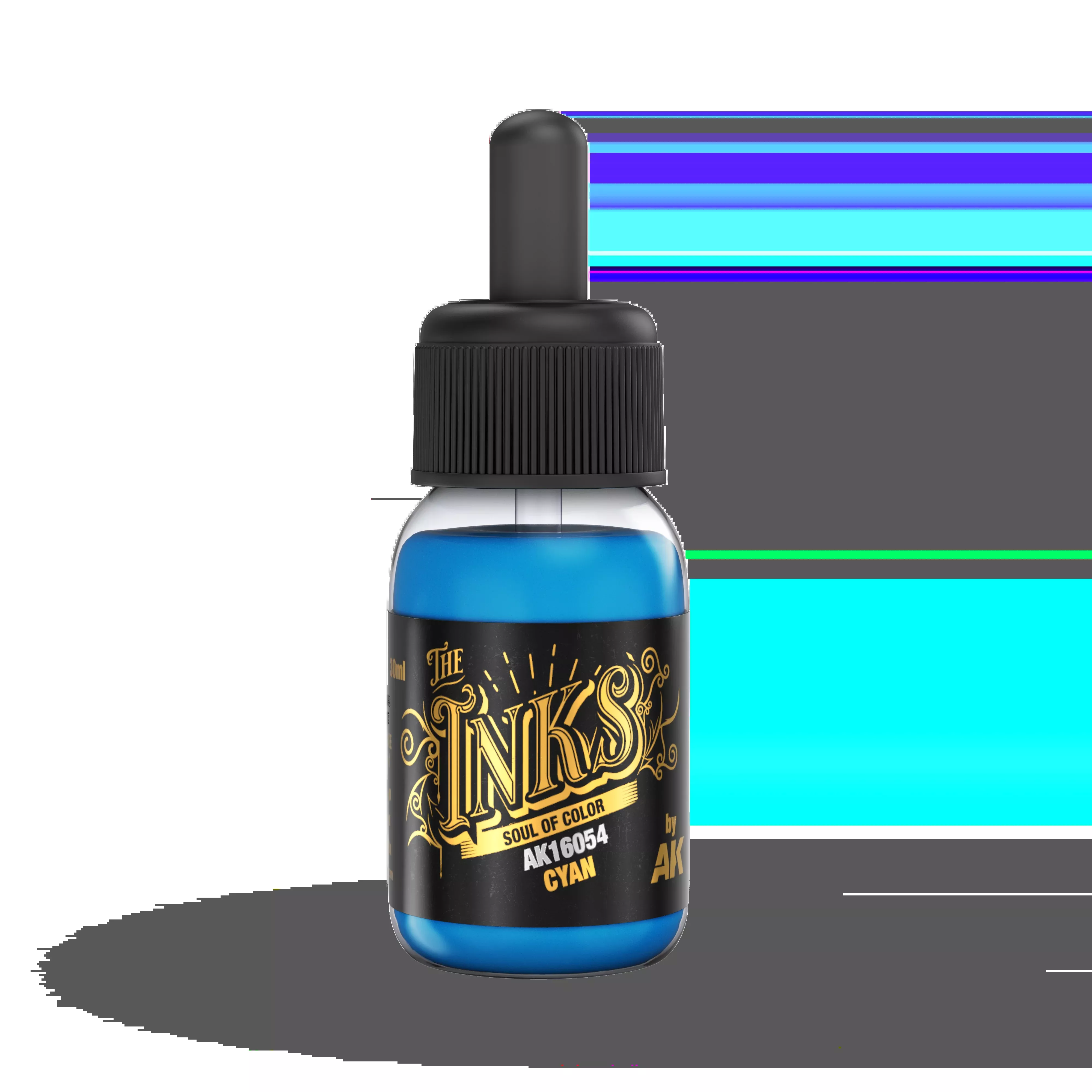 AK16054: Cyan - AK The Inks