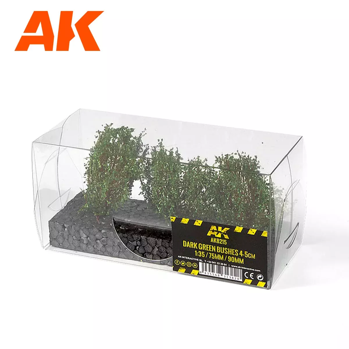 AK8215: Bushes 4-5 cm - Dark Green