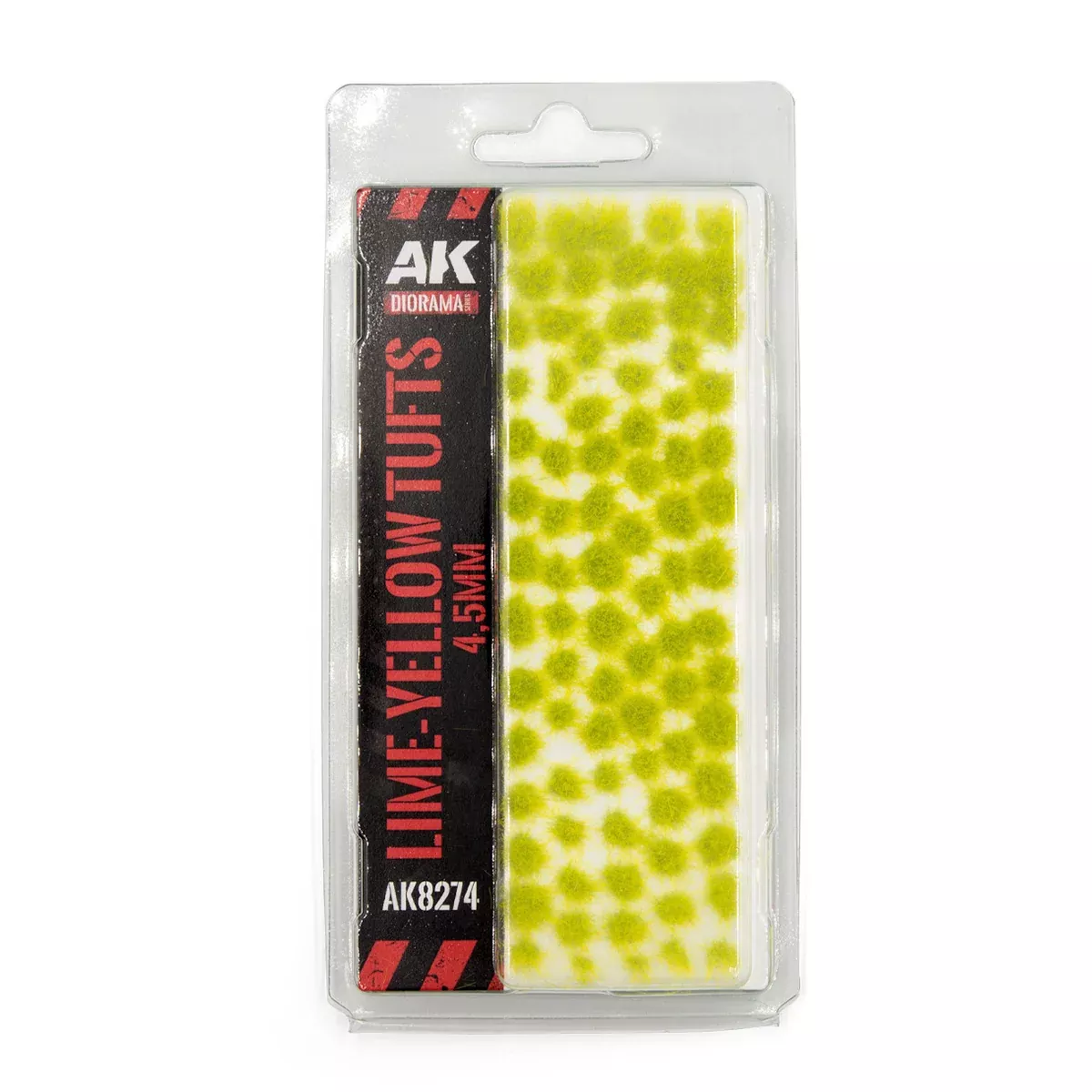 AK8274: Lime-Yellow Tufts 4.5mm