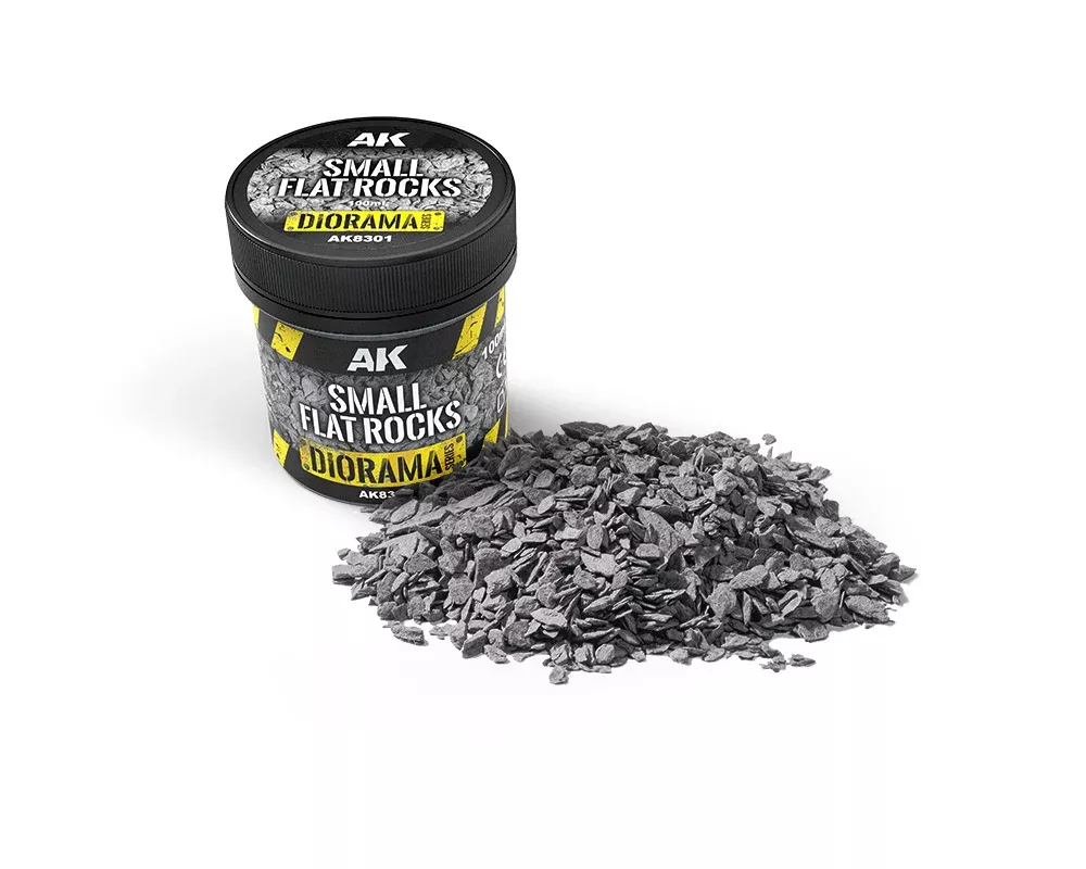 AK8301: Small Flat Rocks 100ml
