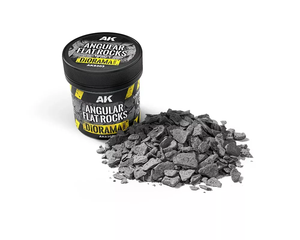 AK8303: Angular Flat Rocks 100ml