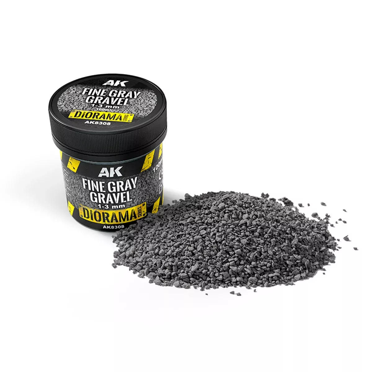 AK8308: FINE GRAY GRAVEL 1-3 MM