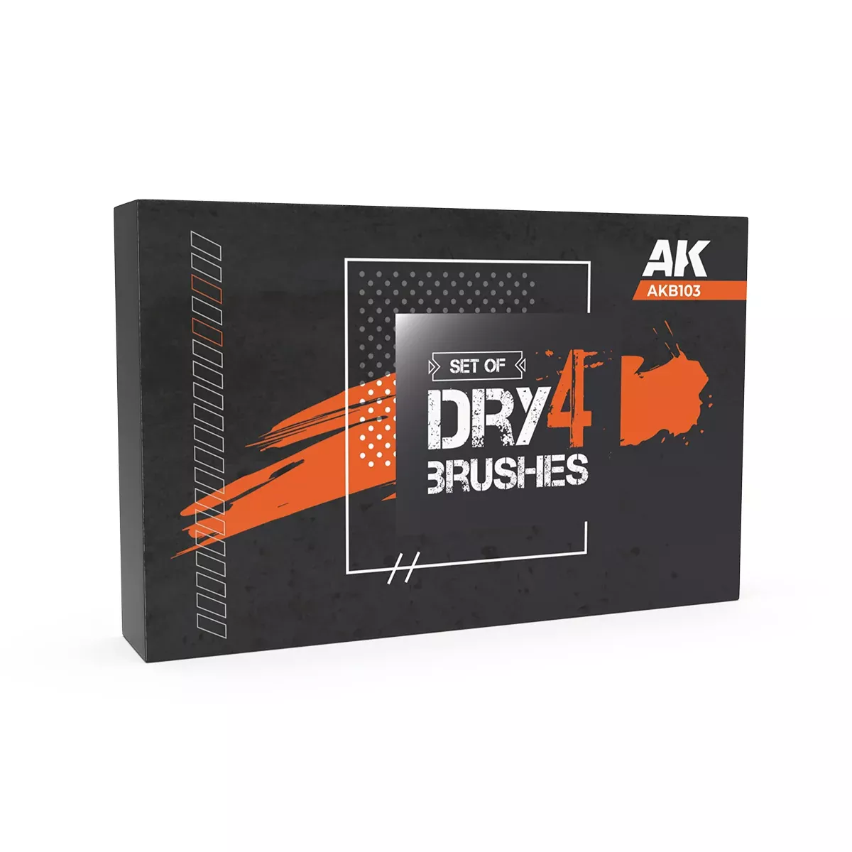 AKB103: 4 Dry Brush Set