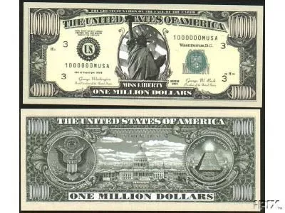 American Art Classics Million Dollar Bills Pack of 100 - Small
