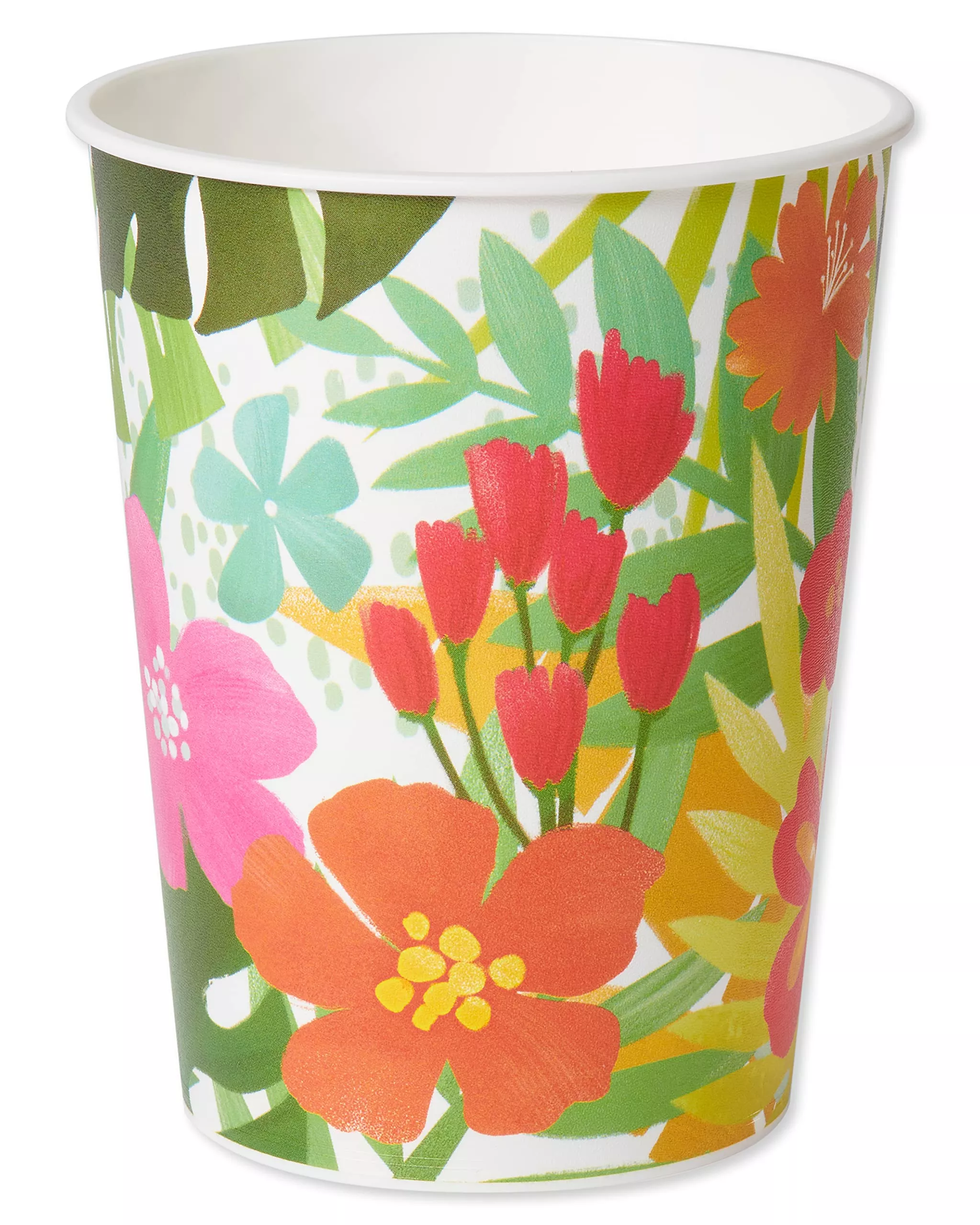 American Greetings Reusable Party Cups 16 oz 8 Count Floral Design
