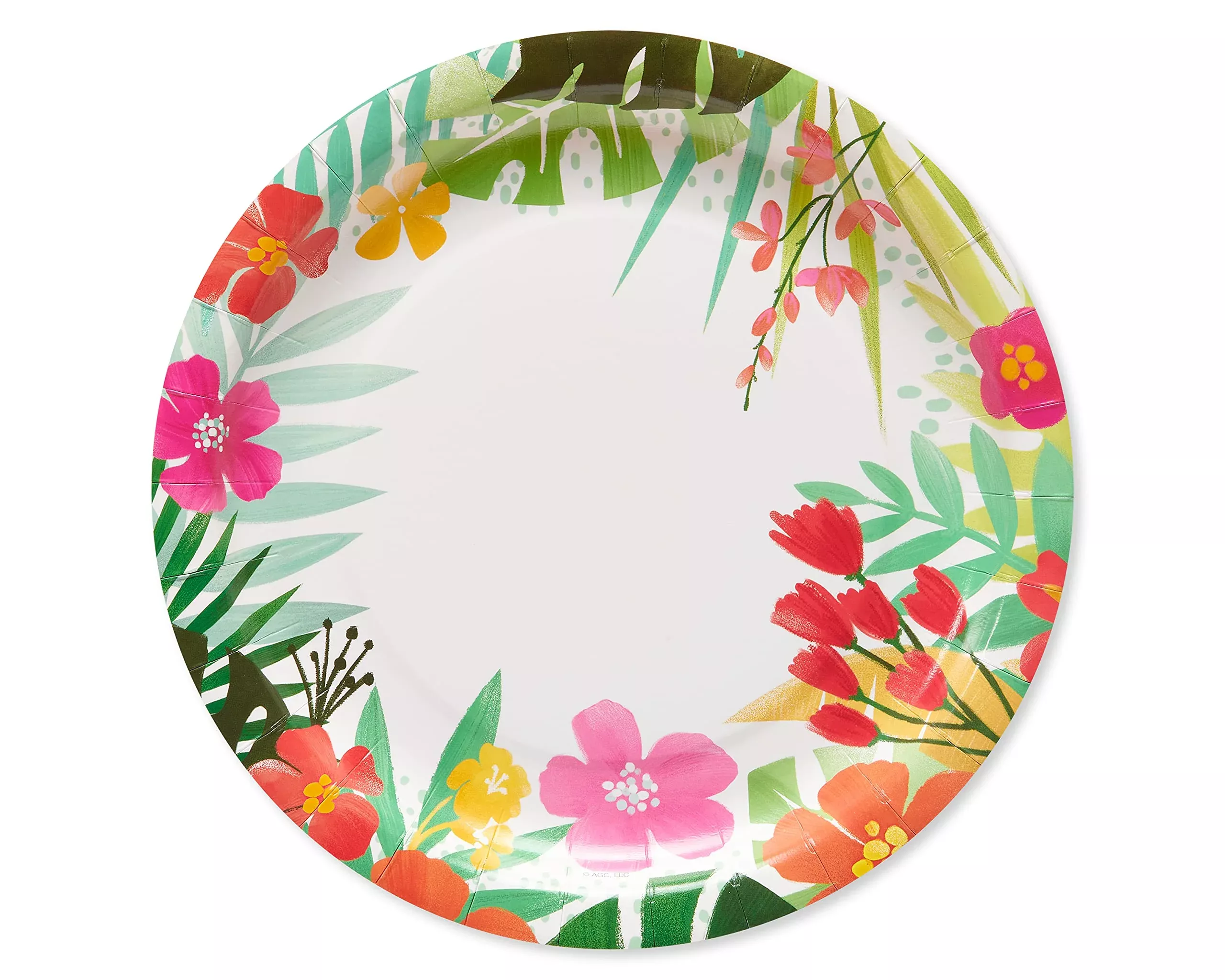 American Greetings Tropical Luau Dinner Plates 9" 36-Count