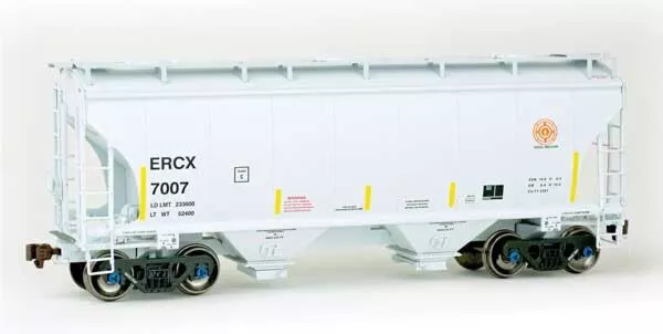 American Limited Models 2000 HO Scale Trinity 3281 2-Bay Covered Hopper Excel Railcar ERCX 7007