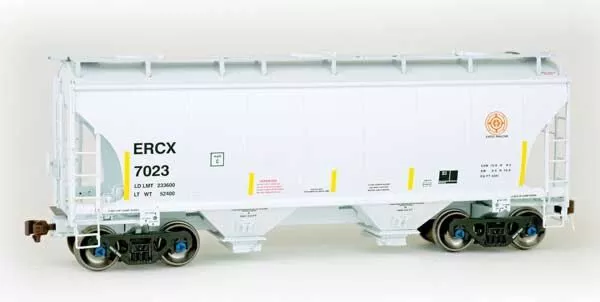 American Limited Models 2003 HO Scale Trinity 3281 2-Bay Covered Hopper Excel Railcar ERCX 7023
