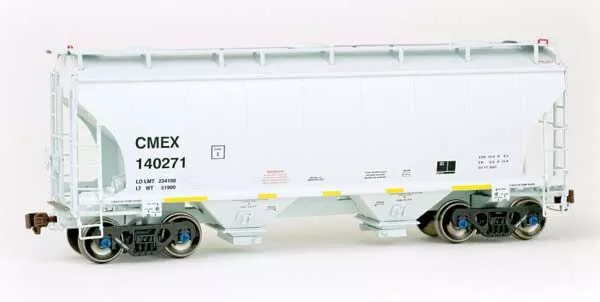 American Limited Models 2045 HO Scale Trinity 3281 2-Bay Covered Hopper Cemex CEMX 140271