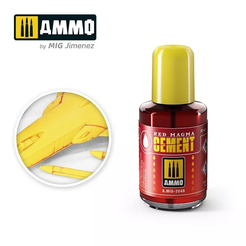 AMMO - Red Magma Cement 30ml Bottle