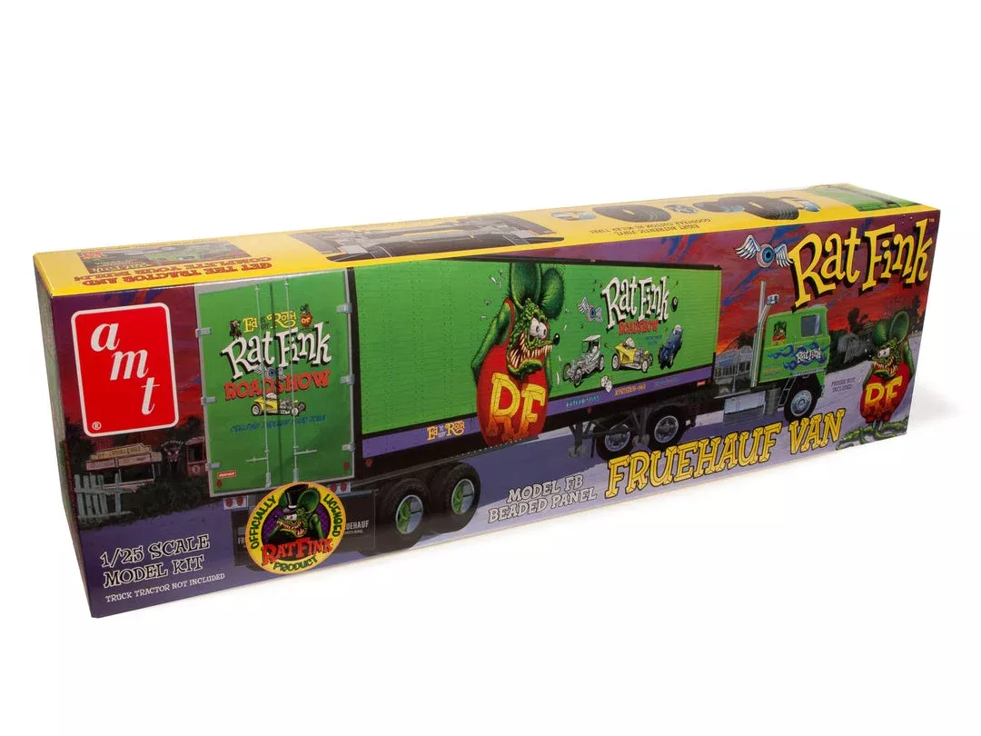 amt 1292 1/25 Fruehauf Beaded Van Hauler - Rat Fink (Trailer Only)