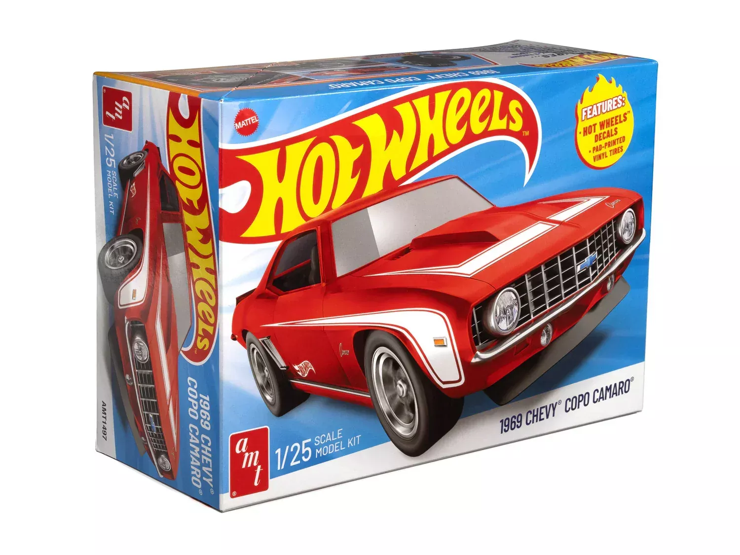 AMT 1497 1/25 1969 Chevy Camaro COPO Hot Wheels