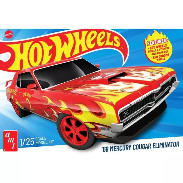 AMT 1527 1/25 Hot Wheels 1969 Mercury Cougar Eliminator