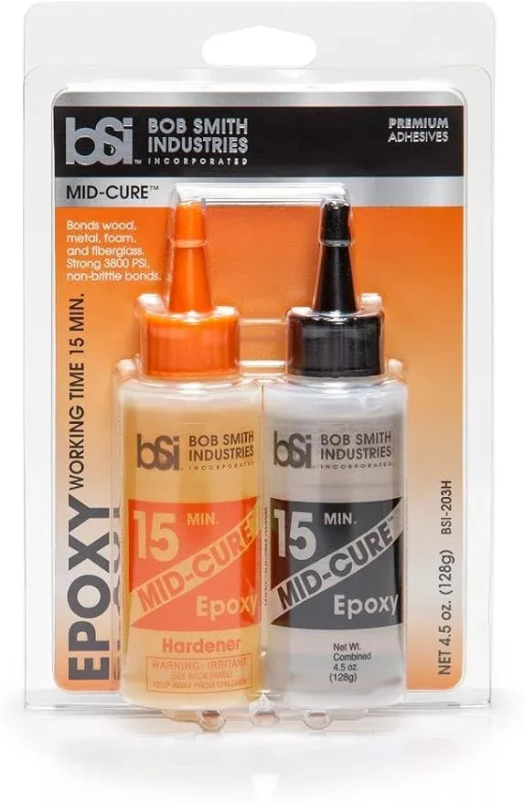 Andy's Hobby Headquarters BSI-203 Bob Smith Industries. Mid-Cure Epoxy (4.5 oz. Combined)