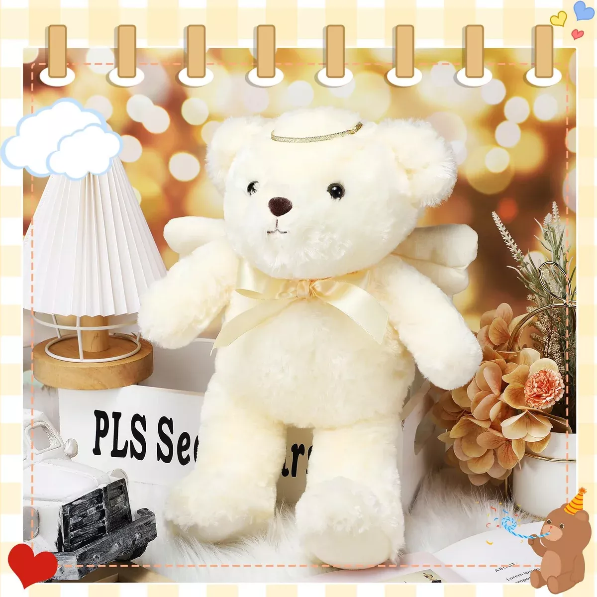 Angel Bear Plush Toy