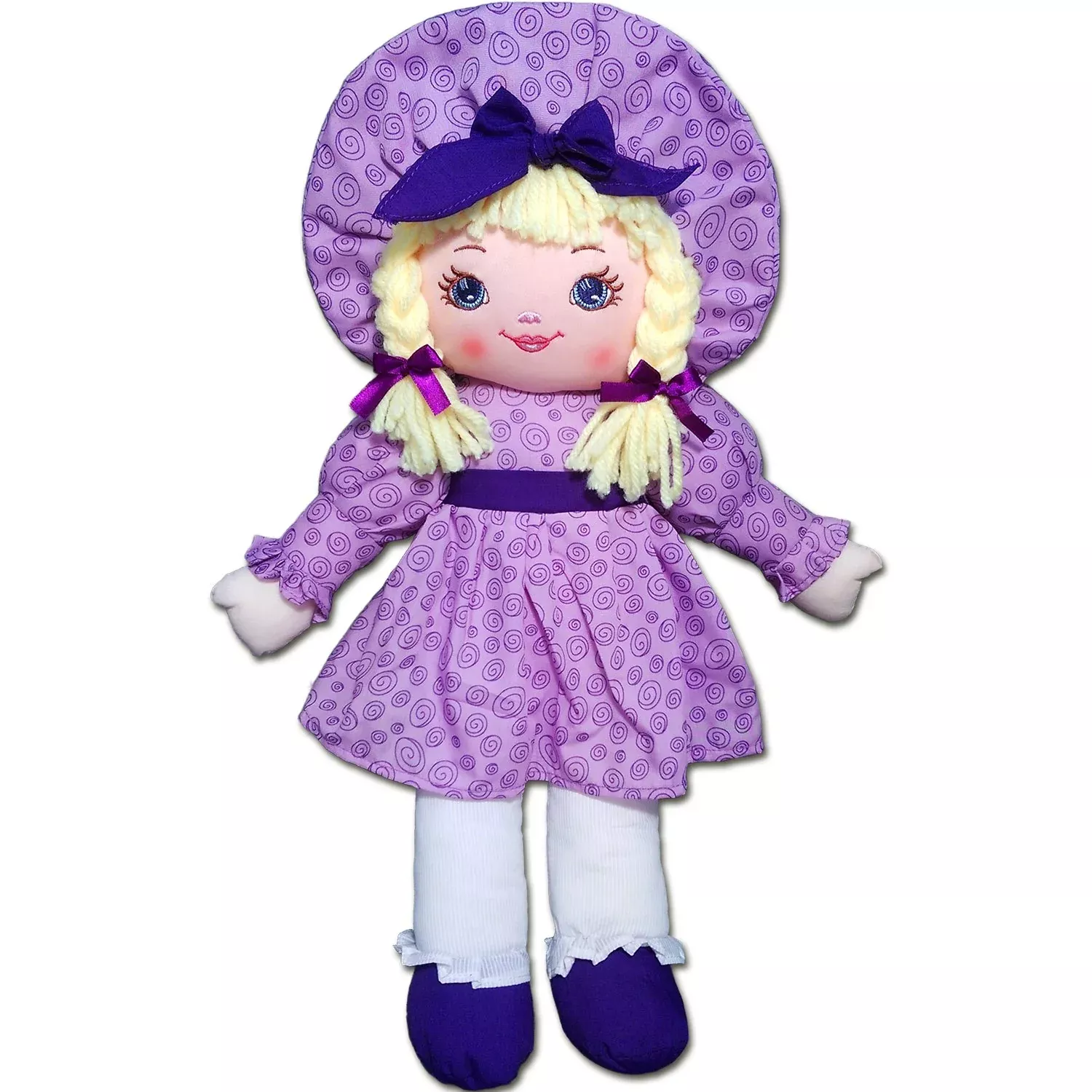 Anico Sweetie Mine Doll 18" Huggable Lavender Plush Toy