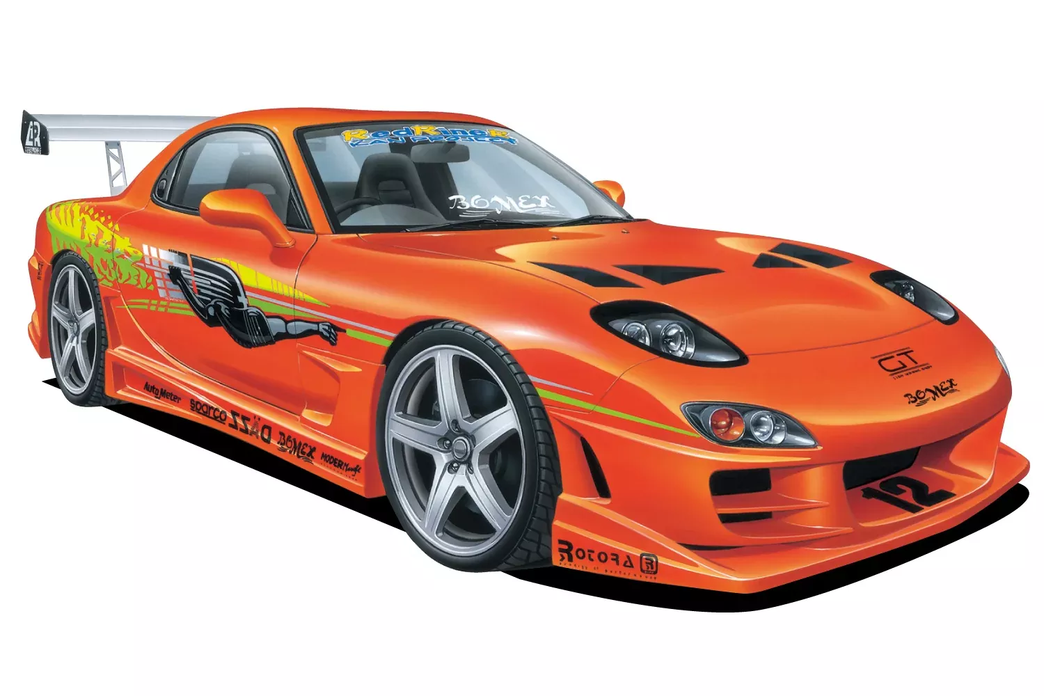 Aoshima 1/24 Bomex Mazda FD3S RX-7 '99