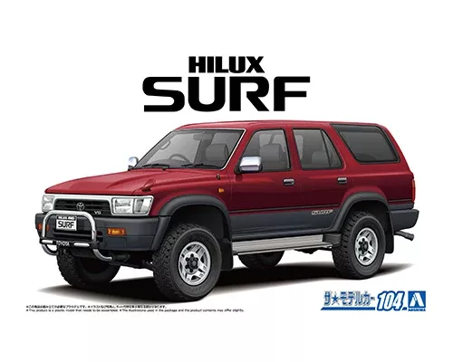 Aoshima 20208 1/24 Toyota VZN130G Hilux SURF SSR-X WIDE BODY '91