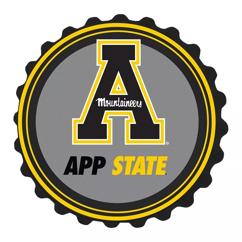 Appalachian State Mountaineers: App State - Bottle Cap Wall Sign