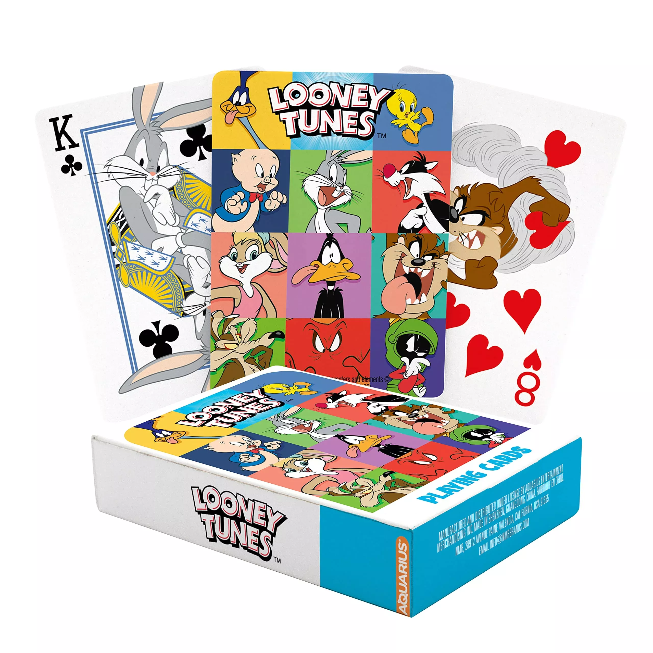 AQUARIUS Looney Tunes Playing Cards 54-Card Deck 2.5"