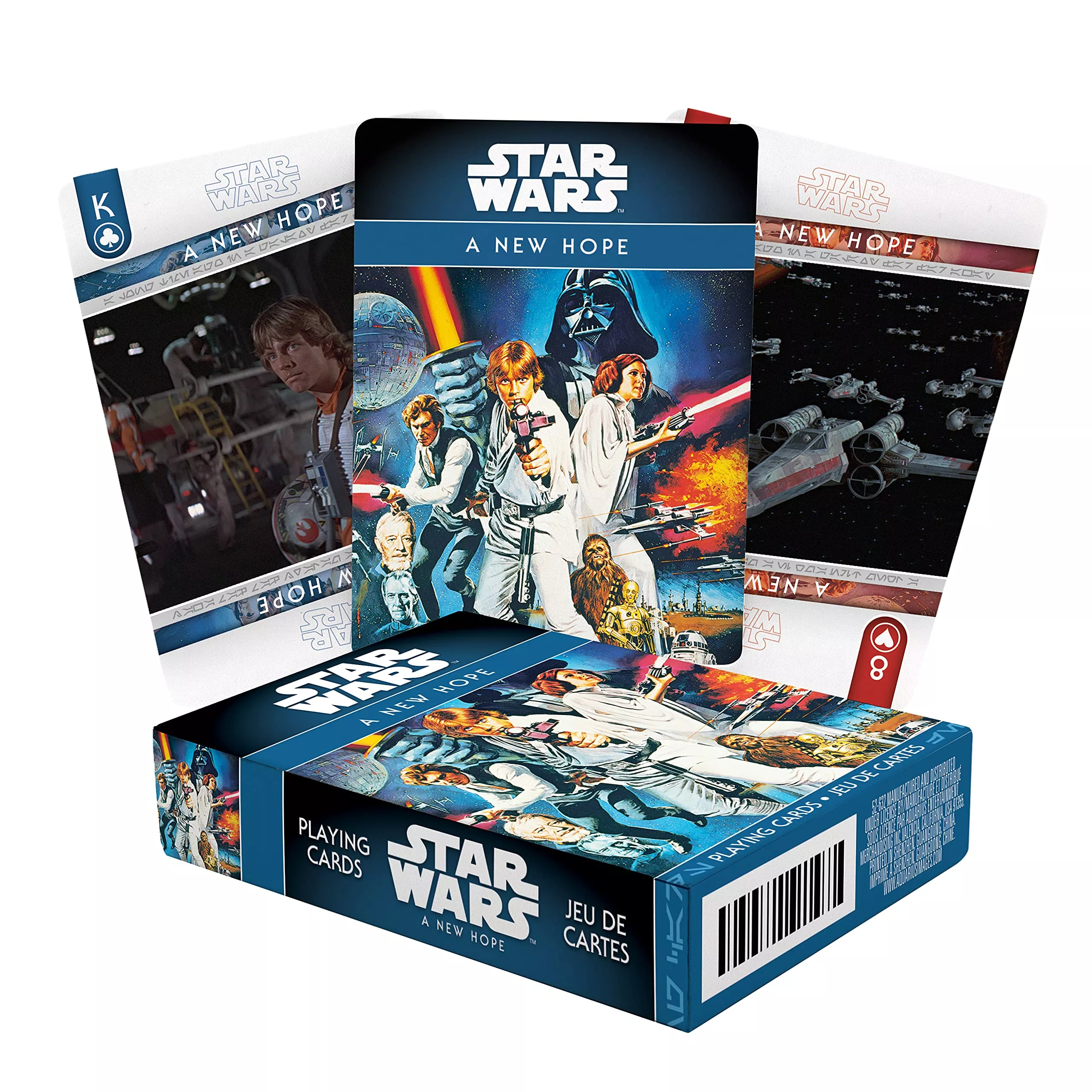 AQUARIUS Star Wars Episode 4 Playing Cards Multi-Color Poker Size