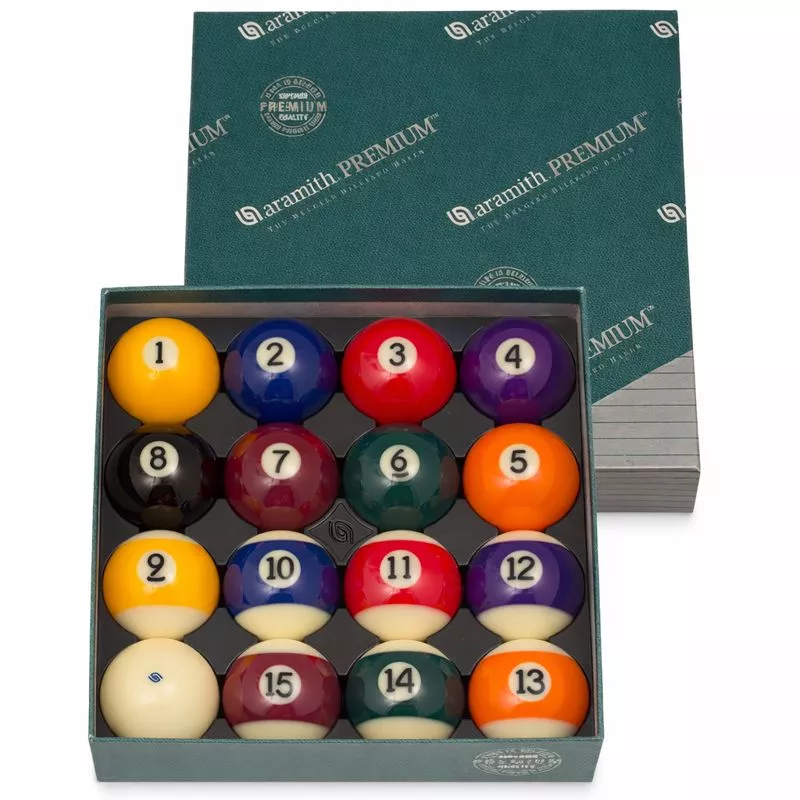ARAMITH PREMIUM BELGIAN POOL BALL SET For Sale – Game Room Gorilla